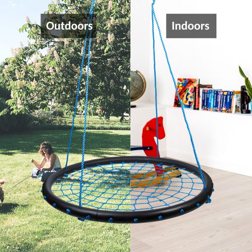 WonkaWoo Blue Net Swing Indoor Outdoor