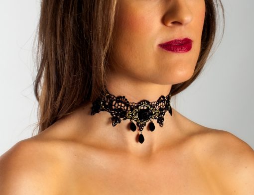 Gothic Lace Choker