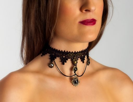 Gothic Lace Choker