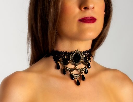 Gothic Lace Choker